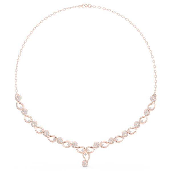 Pristine Circular Diamond Lab Grown Necklace