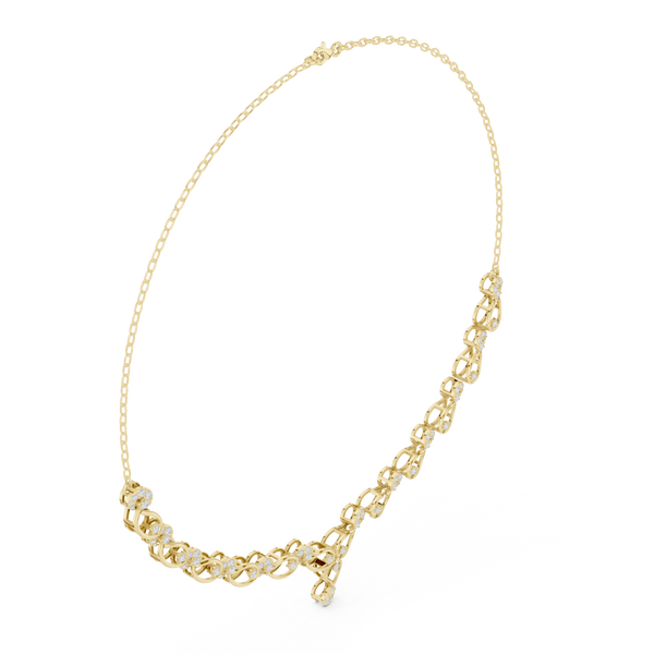 Pristine Circular Diamond Lab Grown Necklace