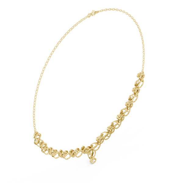 Pristine Circular Diamond Lab Grown Necklace