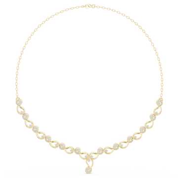 Pristine Circular Diamond Lab Grown Necklace