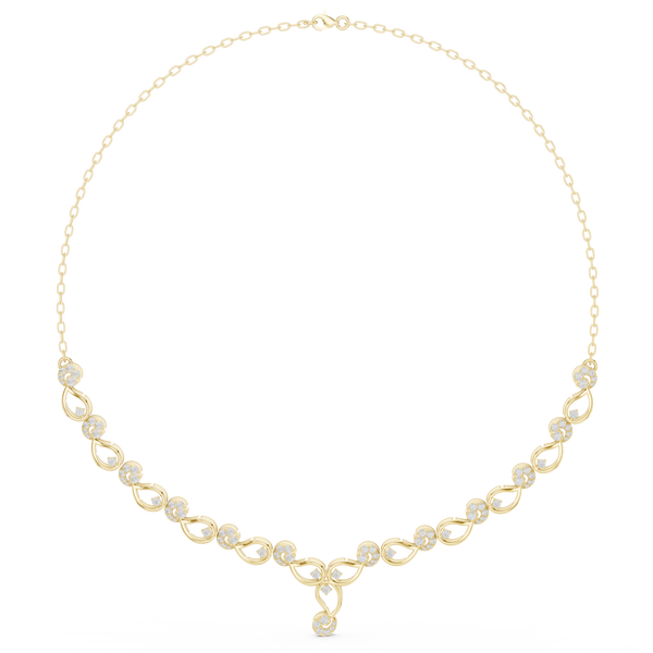 Pristine Circular Diamond Lab Grown Necklace