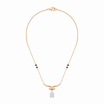 Vintage Swirl Teardrop Mangalsutra