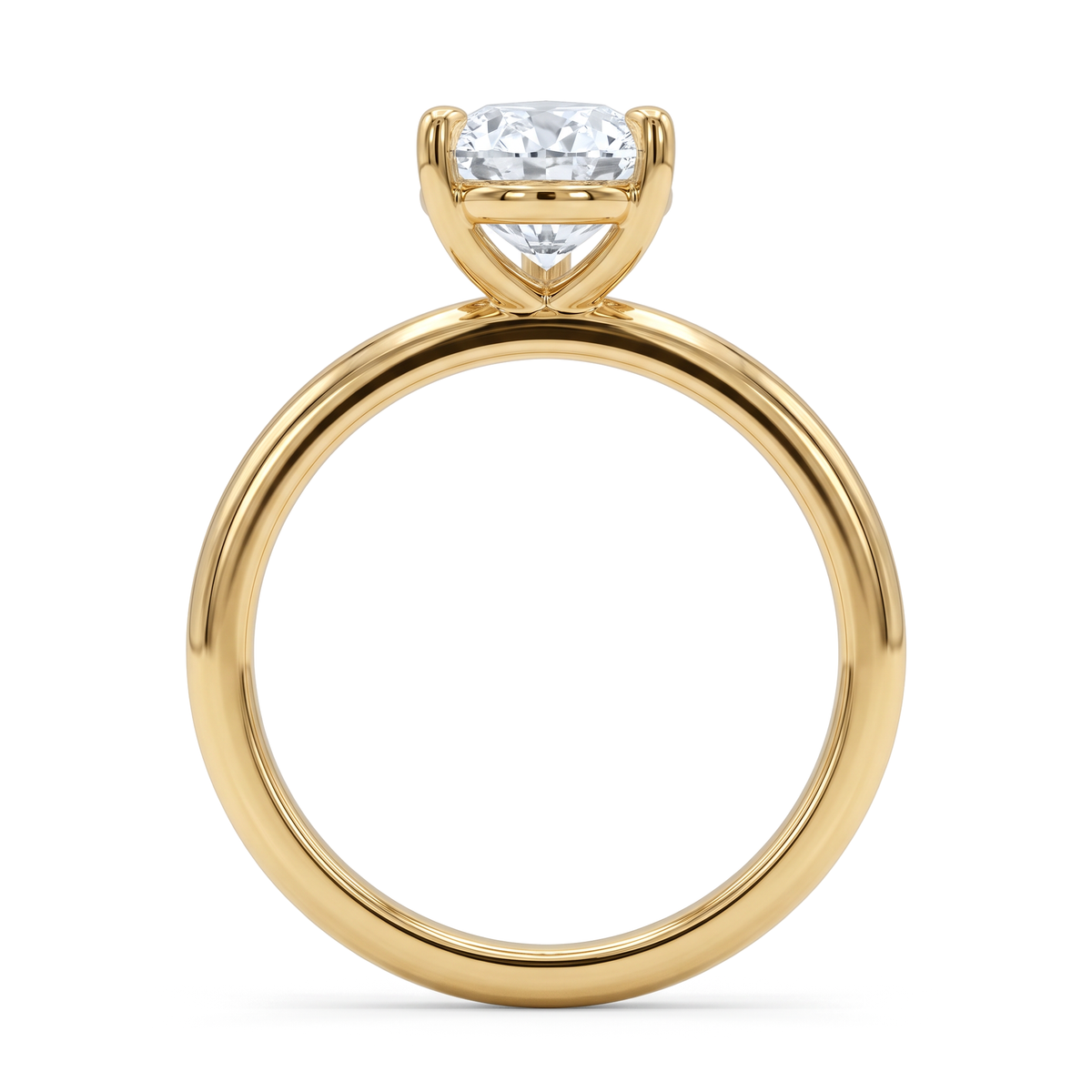 Classic Tapered Pear Solitaire Ring