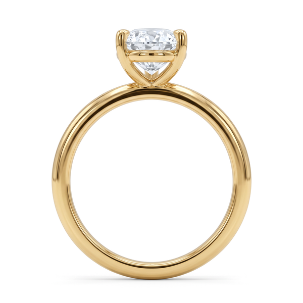 Classic Tapered Pear Solitaire Ring