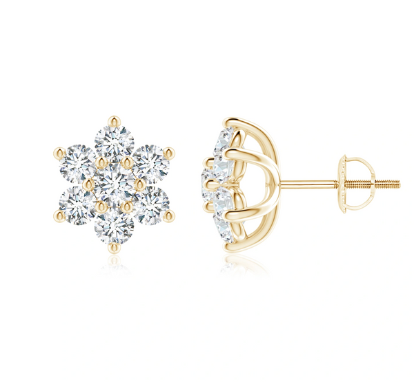 Petal Kiss Diamond Studs