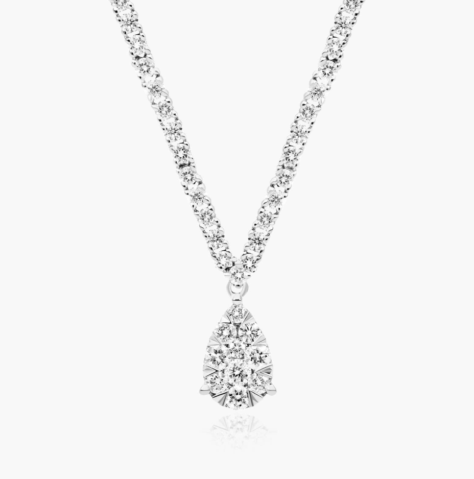 Cascade Diamond Tennis Necklace Elite