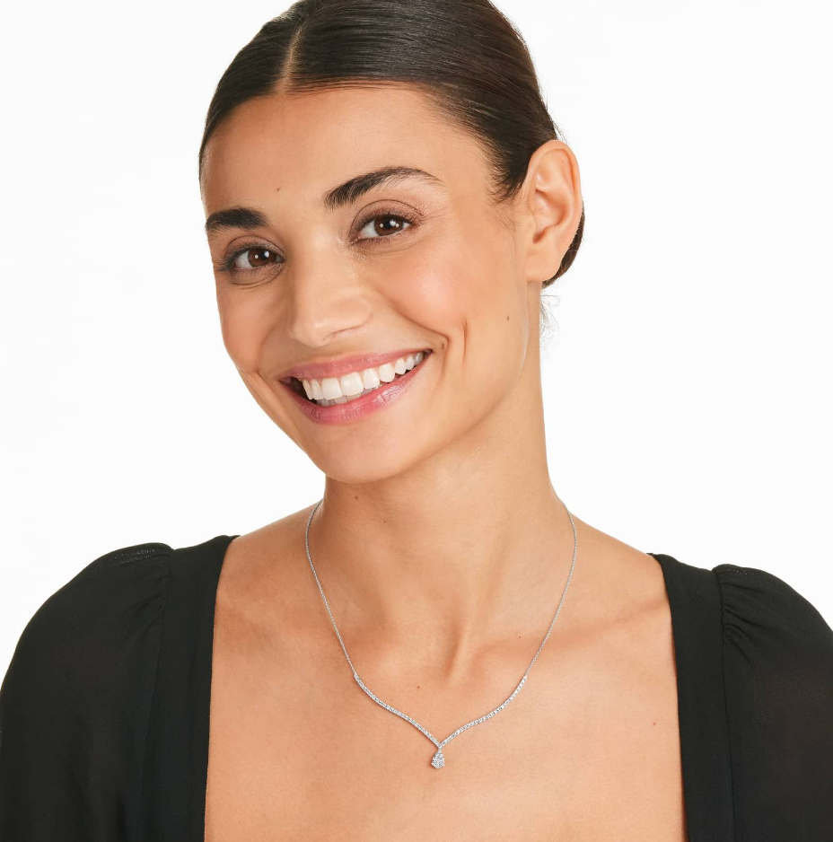 Cascade Diamond Tennis Necklace Elite