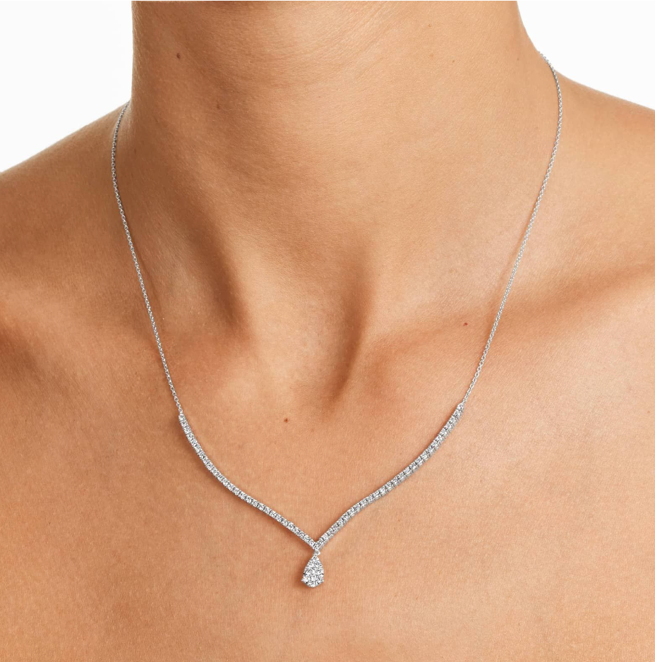 Cascade Diamond Tennis Necklace Elite