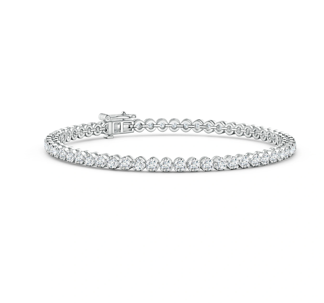 Classic Round Diamond Tennis Bracelet