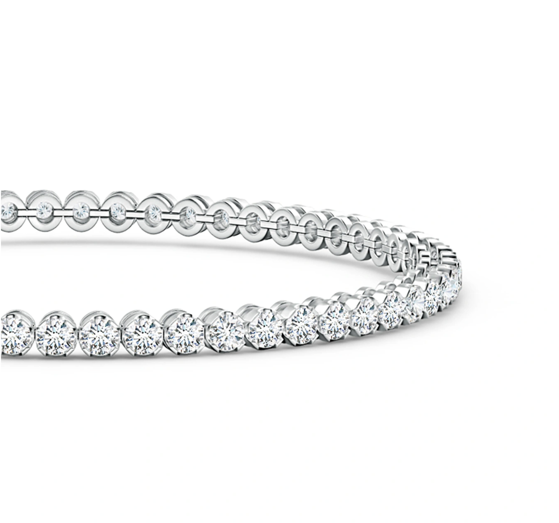 Classic Round Diamond Tennis Bracelet