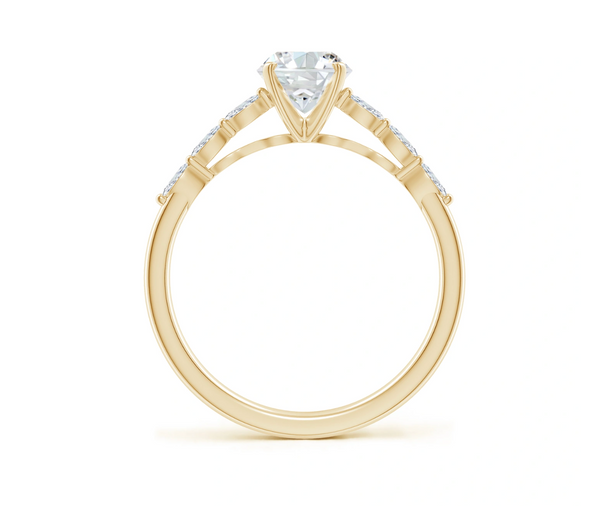 Classic Round with Marquise Accents