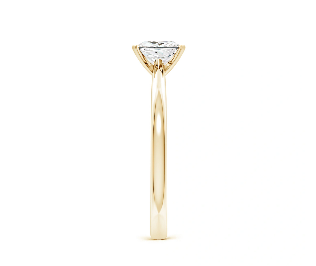 Princess Cut Reverse Tapered Shank