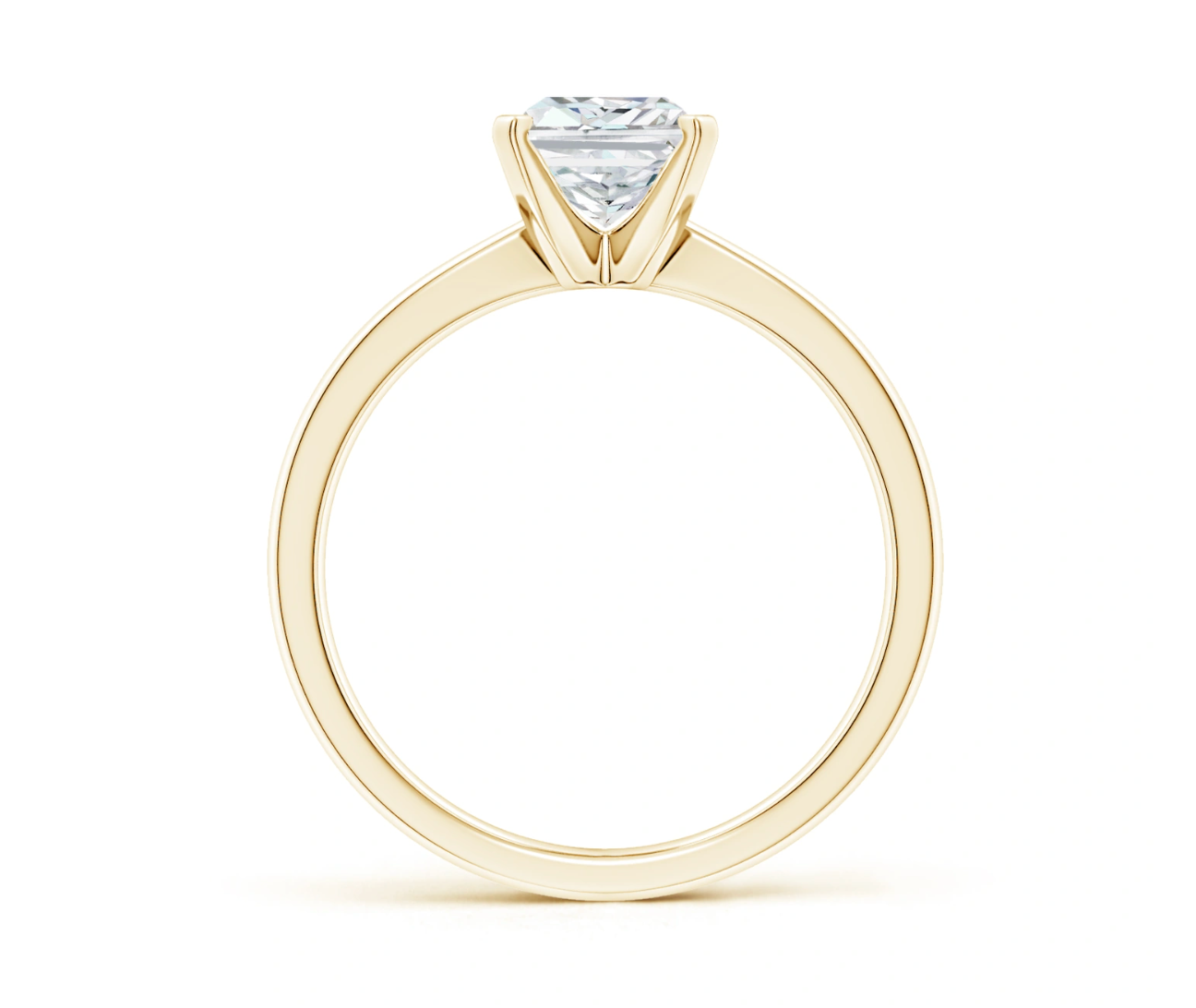 Classic Radiant Cut Solitaire Ring