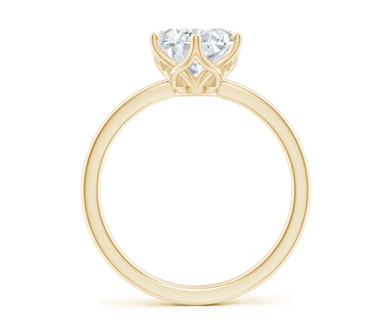 Pear-Shaped Solitaire Ring