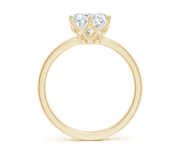 Pear-Shaped Solitaire Ring