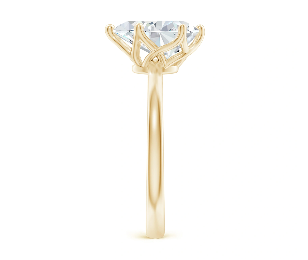 Pear-Shaped Solitaire Ring
