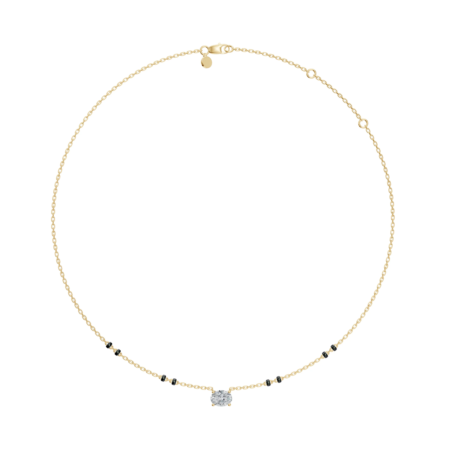 The Galaxy Oval Mangalsutra