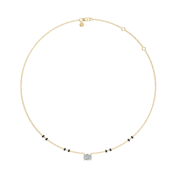 The Galaxy Oval Mangalsutra