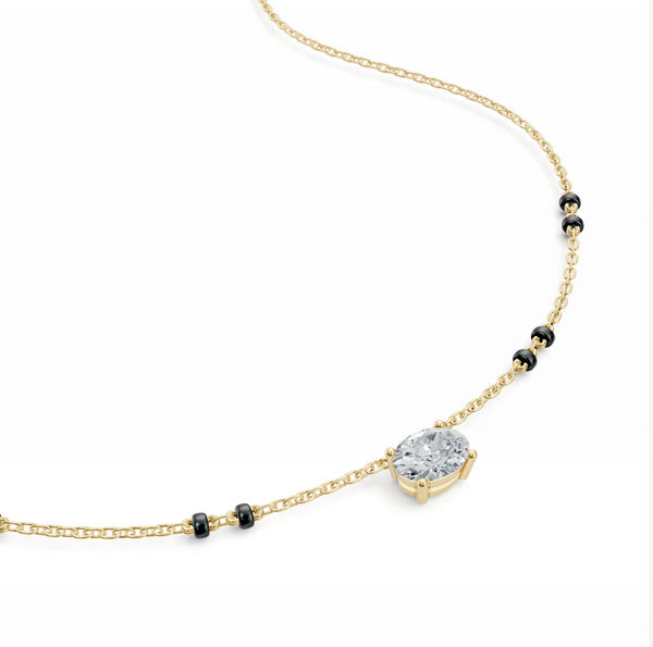 The Galaxy Oval Mangalsutra