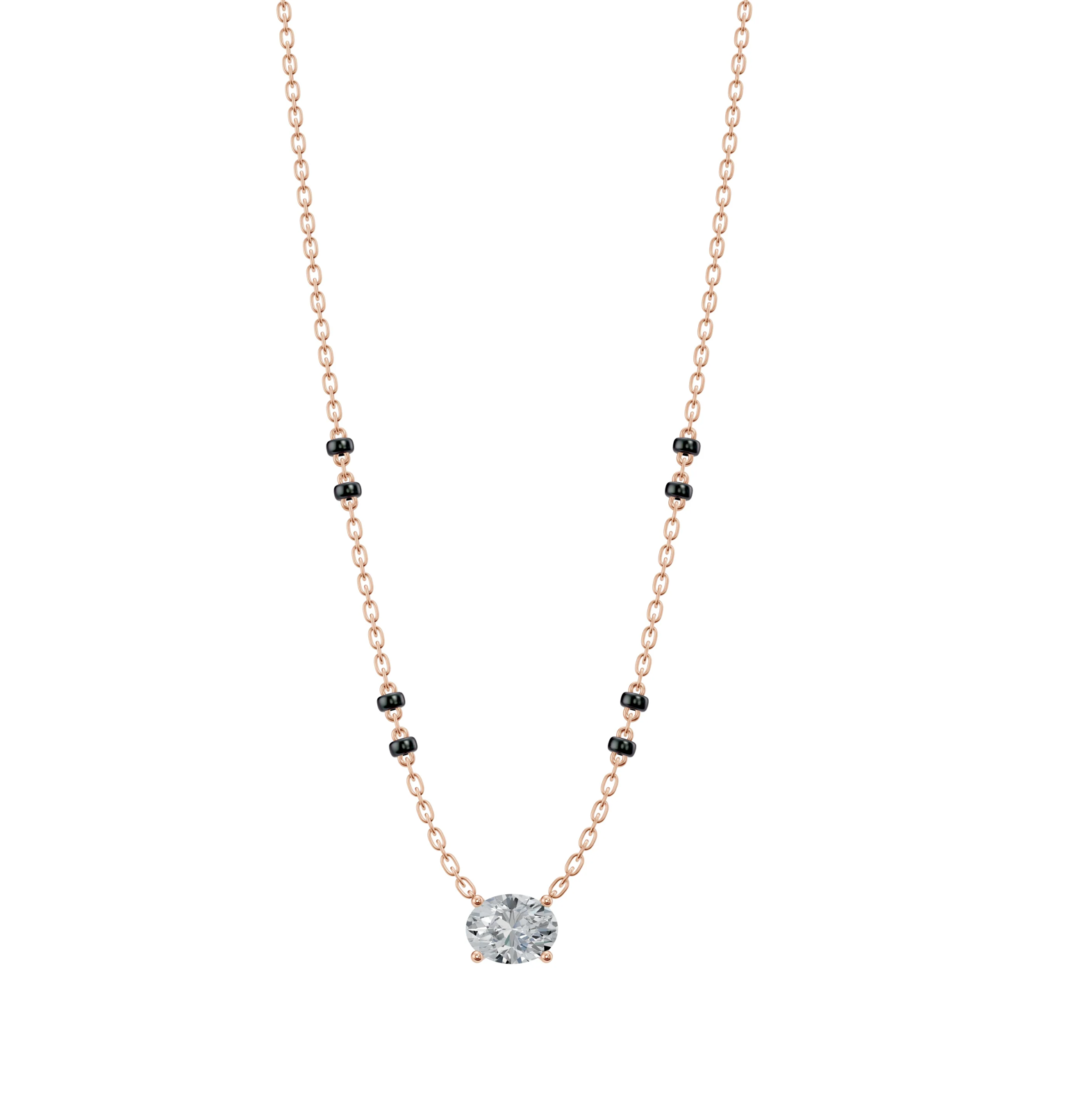 The Galaxy Oval Mangalsutra