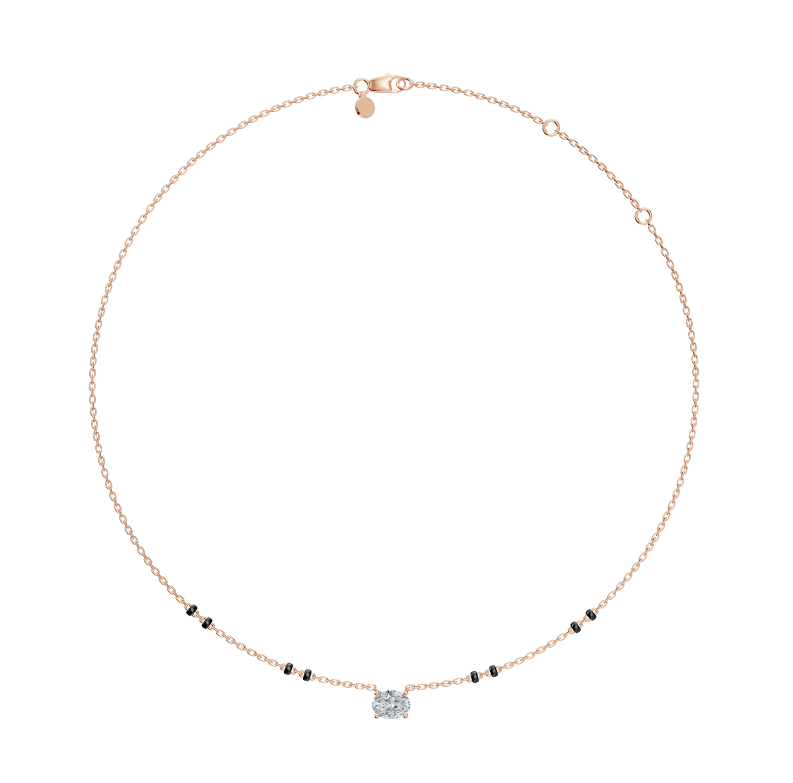 The Galaxy Oval Mangalsutra