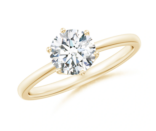 Round Solitaire Classic Engagement Ring