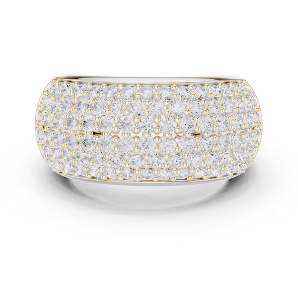 Autumn Leaf Lab Grown Diamond Bezel Solitaire