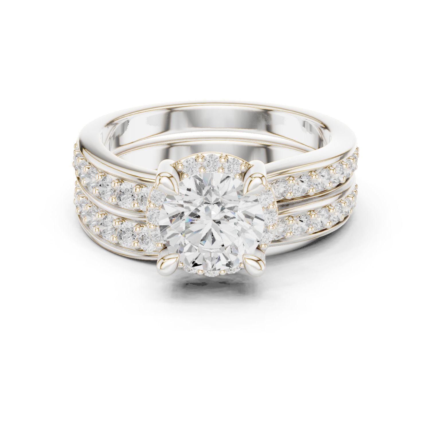 Violet Meadow Lab Grown Diamond Baguette Solitaire