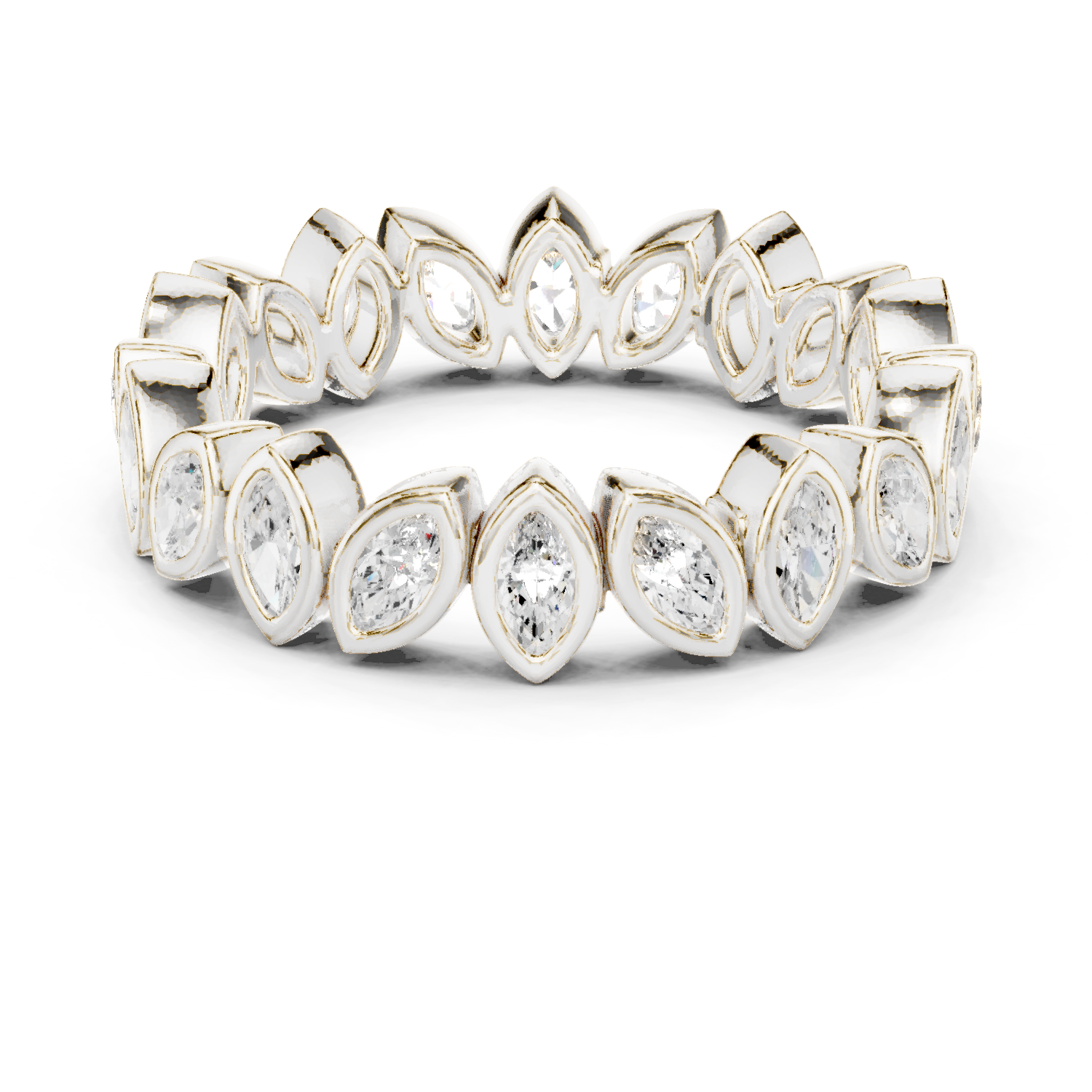 Blue Lupin Lab Grown Diamond Botanical Halo Ring