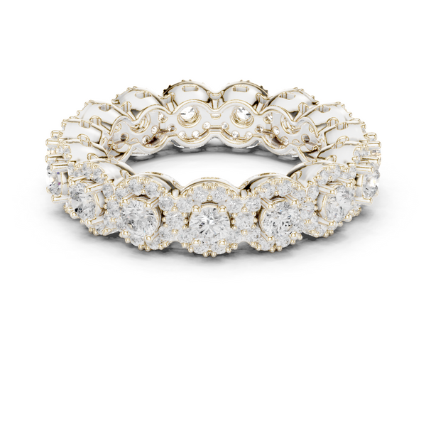 Moon Flower Lab Grown Diamond Bold Geometric Ring
