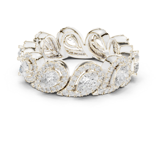 Twilight Veil Lab Grown Diamond Vintage Filigree Ring