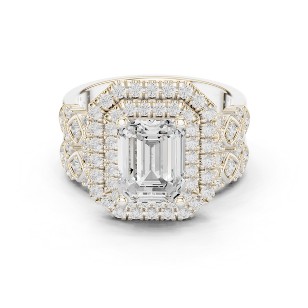 Shell Cove Lab Grown Diamond Open Wire Ring