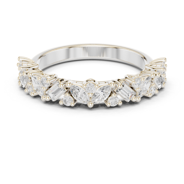 Summit Crest Lab Grown Diamond Intertwined Pave Ring