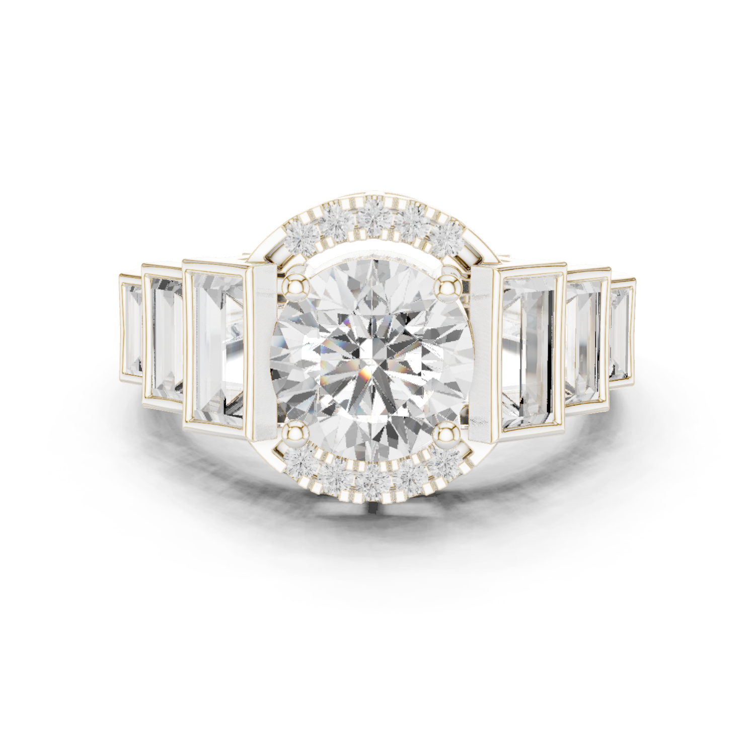 Lark Spur Lab Grown Diamond Channel Solitaire Ring