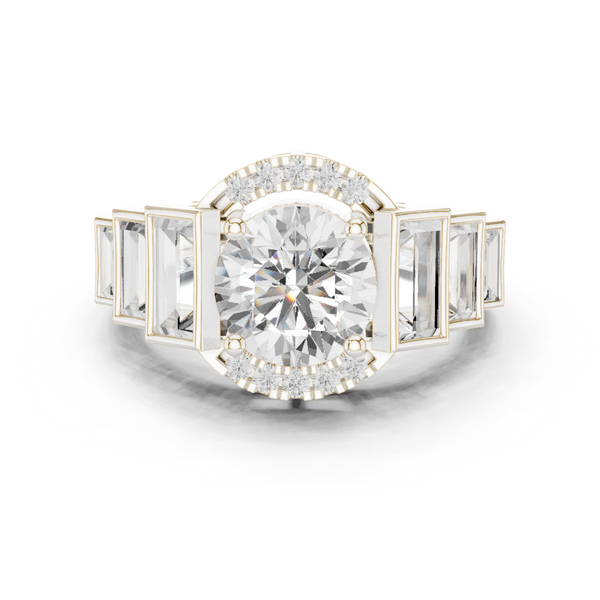 Lark Spur Lab Grown Diamond Channel Solitaire Ring