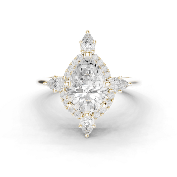 Prim Rose Lab Grown Diamond Hidden Basket Ring