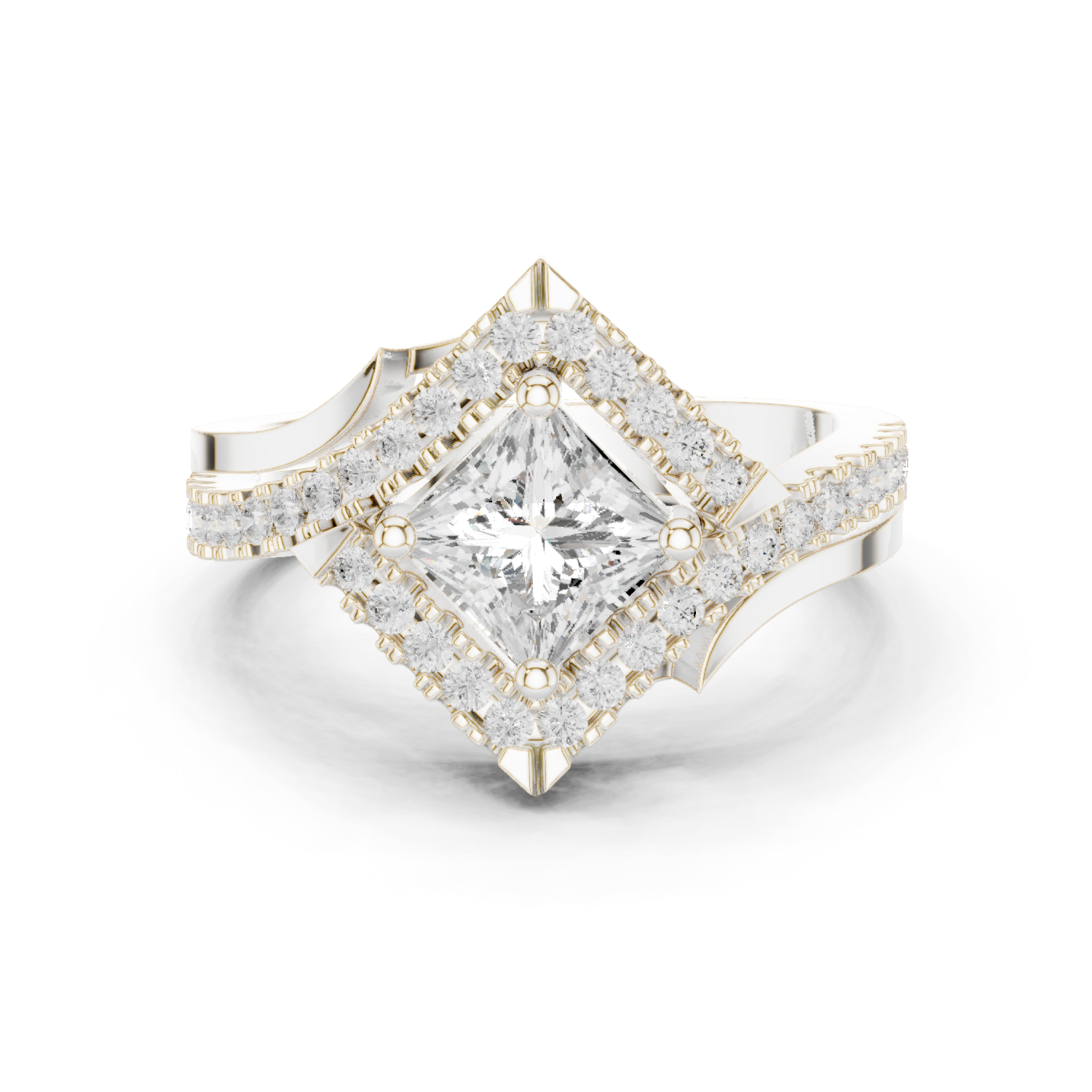 Glacier Peak Lab Grown Diamond Baguette Ring