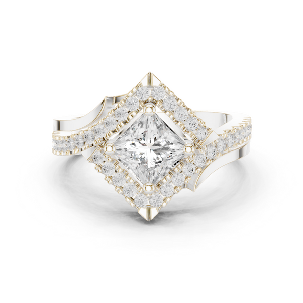 Glacier Peak Lab Grown Diamond Baguette Ring