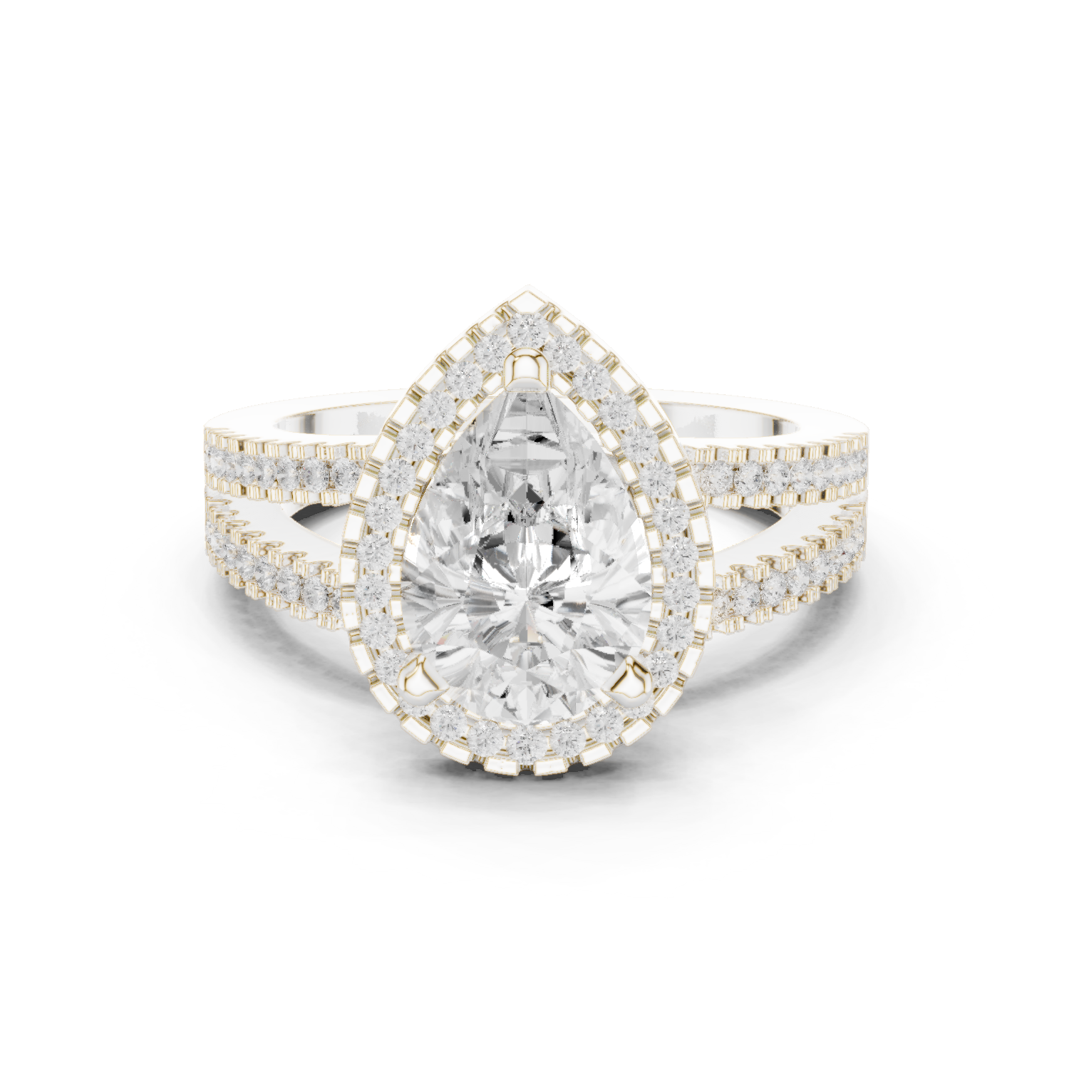 Alpine Meadow Lab Grown Diamond Radiant Cluster Ring