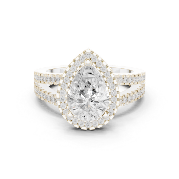 Alpine Meadow Lab Grown Diamond Radiant Cluster Ring