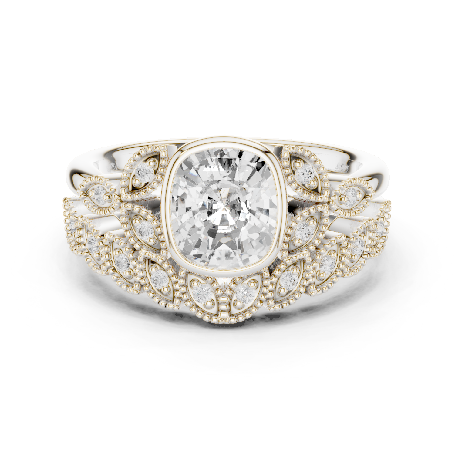 Wild Rose Lab Grown Diamond East West Ring