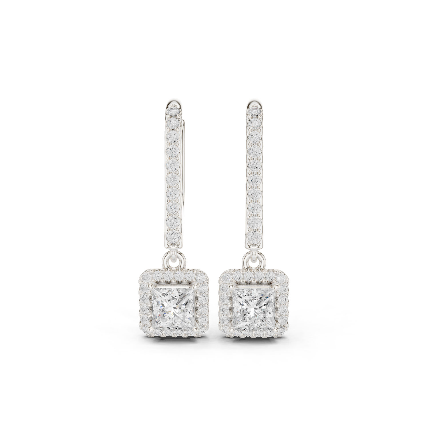 Regal Princess Round Diamond Lab Grown Diamond Earring