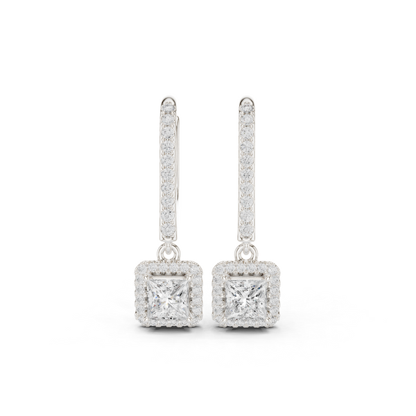Regal Princess Round Diamond Lab Grown Diamond Earring