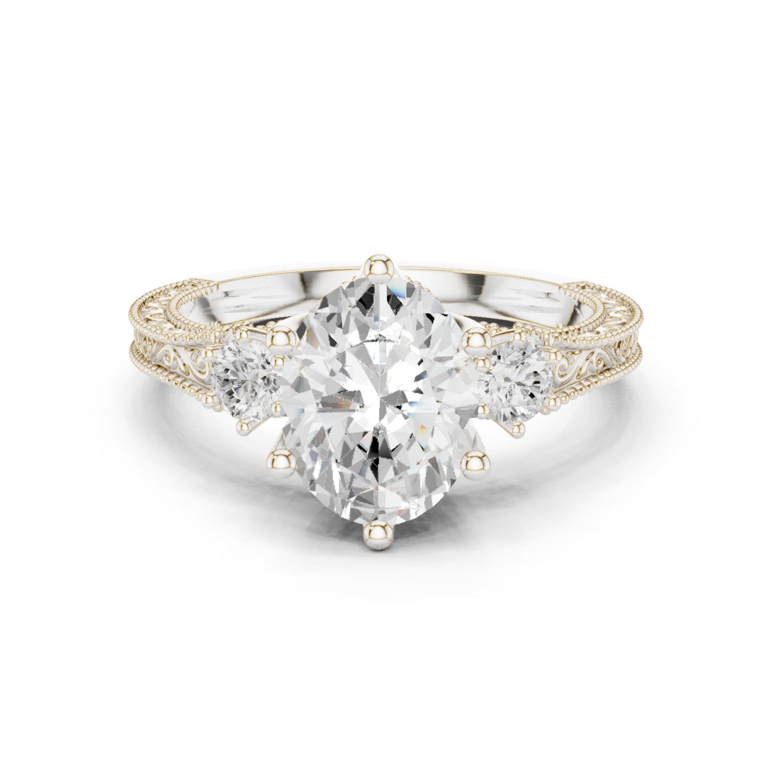 Heather Moor Lab Grown Diamond Rectangular Baguette Ring