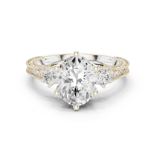 Heather Moor Lab Grown Diamond Rectangular Baguette Ring