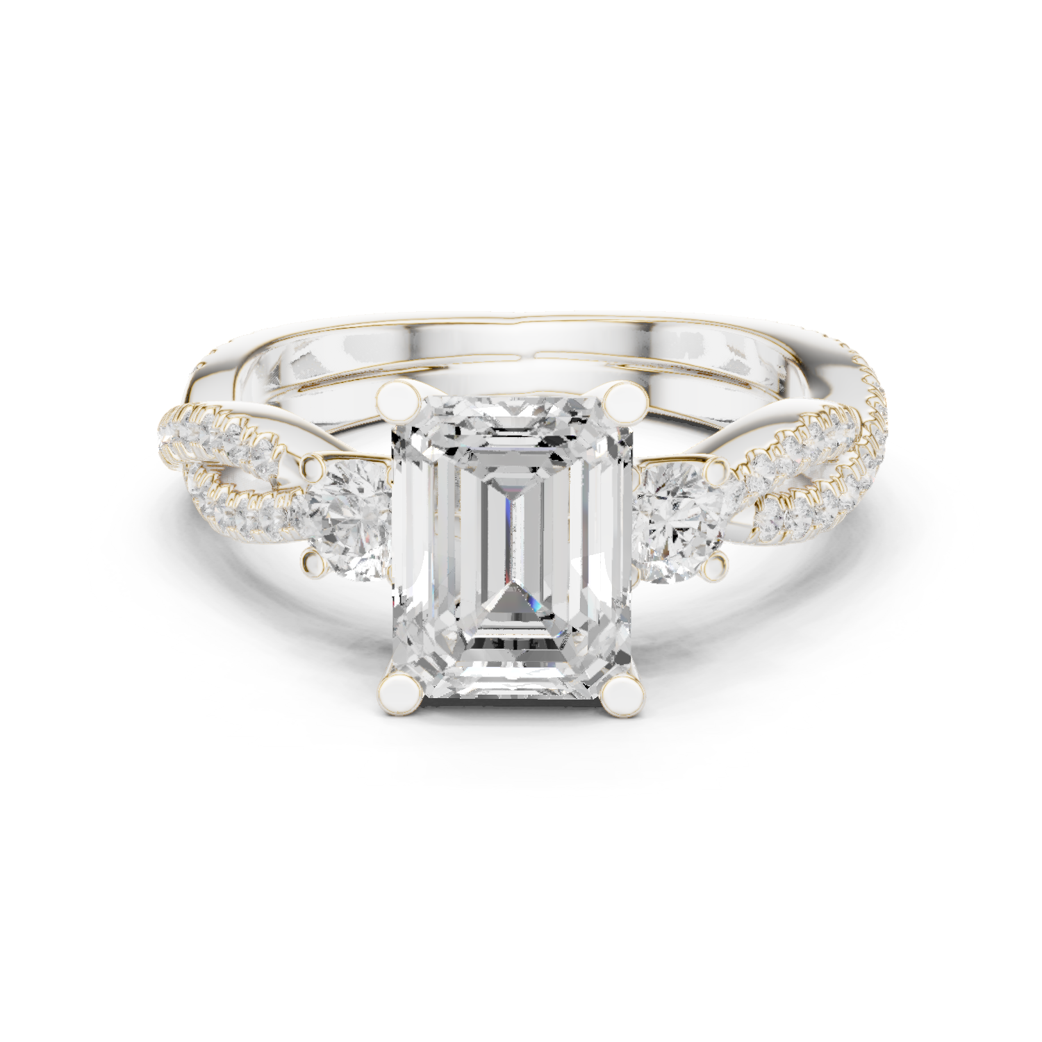 Island Breeze Lab Grown Diamond Three Stone Ring