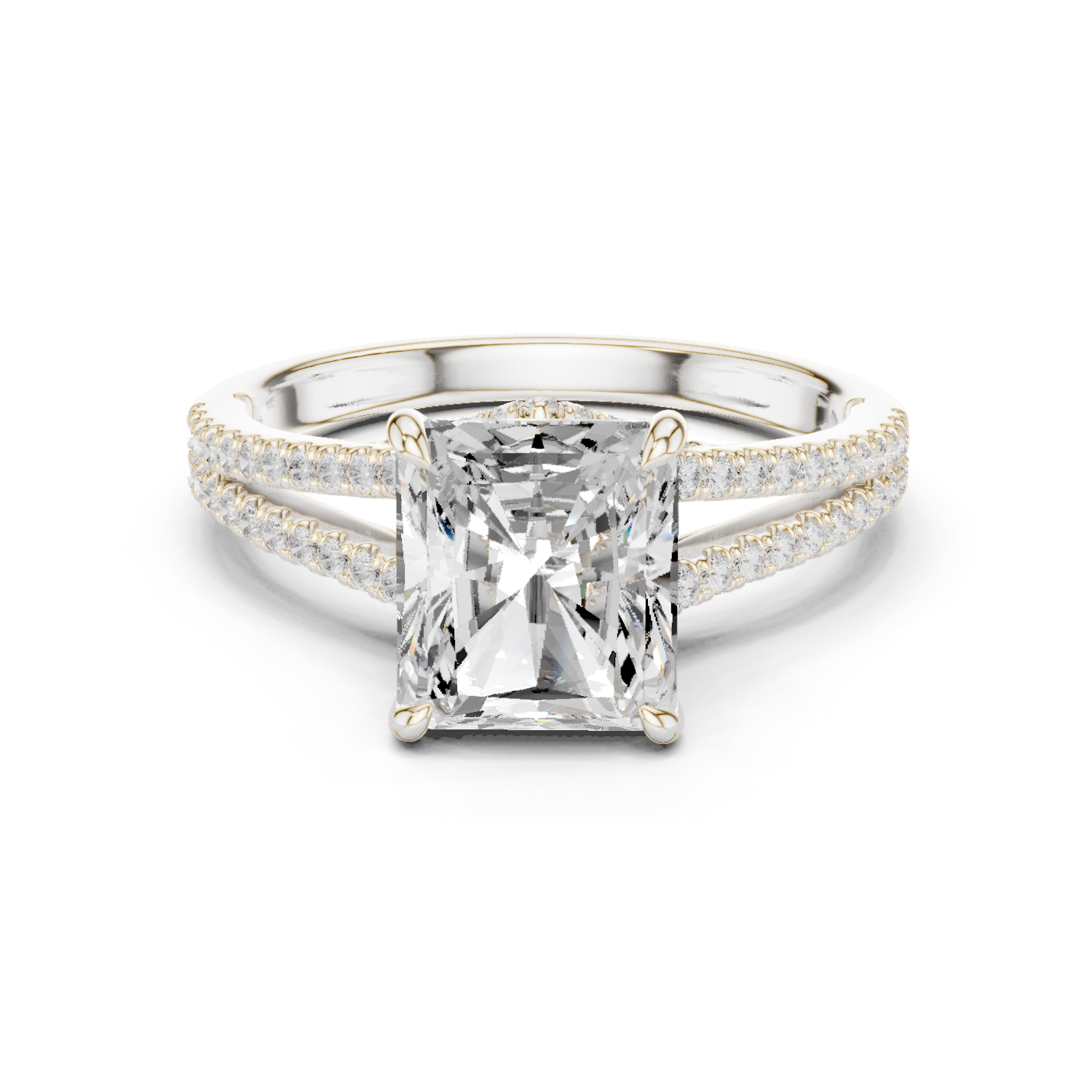 Poppy Field Lab Grown Diamond Wave Contour Band