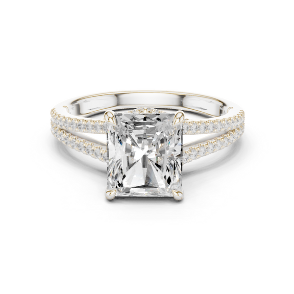 Poppy Field Lab Grown Diamond Wave Contour Band