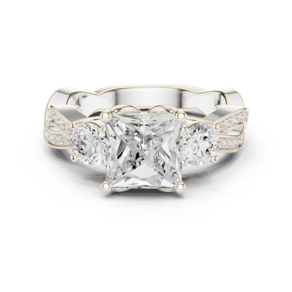 Arctic Ice Lab Grown Diamond Matte Solitaire