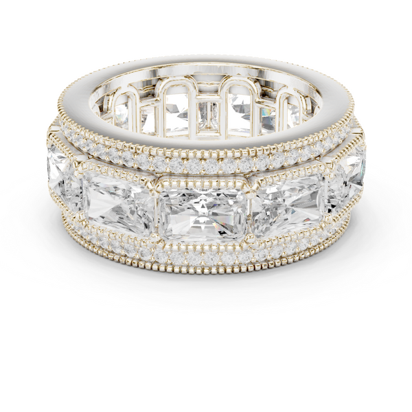 Valley Dew Lab Grown Diamond Contour Stack Ring